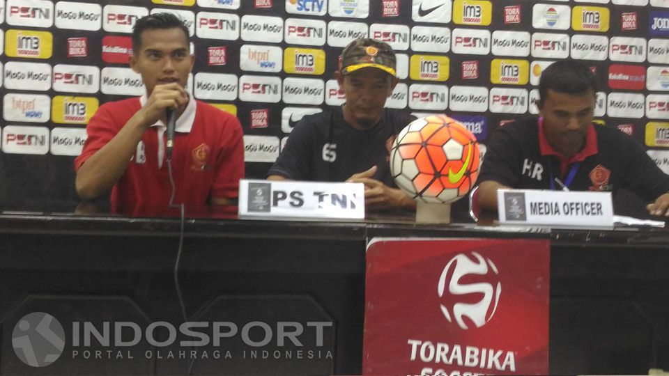 Kemenangan atas Perseru jadi bukti kembalinya mental pemain PS TNI. Copyright: &copy; Zainal Hasan/INDOSPORT